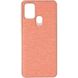 Чехол для Samsung Galaxy A21s (A217) Gelius Canvas Case Розовый в магазине belker.com.ua