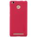 Пластиковый чехол для Xiaomi Redmi 3x Nillkin Frosted Shield Красный в магазине belker.com.ua