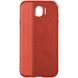 Противоударный чехол для Samsung Galaxy J4 2018 (J400) iPaky Carbon Красный смотреть фото | belker.com.ua