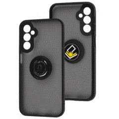 Чехол для Samsung Galaxy A24 (A245) LikGus Ring case Черный