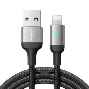 Кабель для iPhone USB на Lightning 3A JoyRoom Extraordinary S-A10 (1.2 метра) Черный
