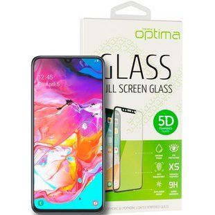 Защитное стекло для Samsung Galaxy A70 A705 Optima 5D Черный смотреть фото | belker.com.ua