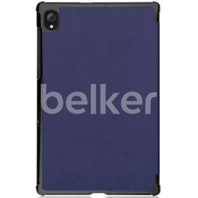 Чехол для Lenovo Tab K10 10.3 2021 (TB-X6C6) Moko кожаный Синий