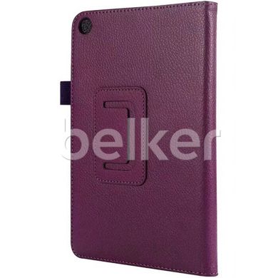 Чехол для Huawei MediaPad M5 Lite 8.0 TTX кожаный Фиолетовый смотреть фото | belker.com.ua