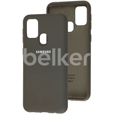 Чехол для Samsung Galaxy M31 (M315) Silicone Case Оливковый смотреть фото | belker.com.ua