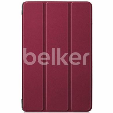 Чехол для Samsung Galaxy Tab A 10.1 (2019) SM-T510, SM-T515 Moko кожаный Вишневый смотреть фото | belker.com.ua
