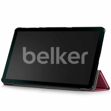 Чехол для Samsung Galaxy Tab A 10.1 (2019) SM-T510, SM-T515 Moko кожаный Вишневый смотреть фото | belker.com.ua
