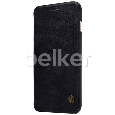 Чехол книжка для iPhone 7 Plus Nillkin Qin кожаный Черный Черный смотреть фото | belker.com.ua