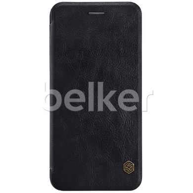 Чехол книжка для iPhone 7 Plus Nillkin Qin кожаный Черный Черный смотреть фото | belker.com.ua