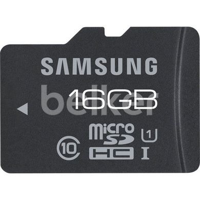 Карта памяти Samsung microSD 16Gb Class 10