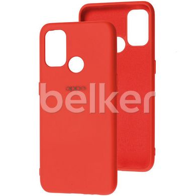 Оригинальный чехол для Oppo A53 Full Soft case Красный