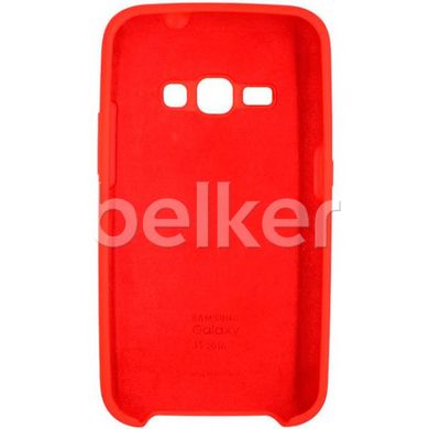Оригинальный чехол для Samsung Galaxy J1 2016 (J120) Silicone Case Красный смотреть фото | belker.com.ua