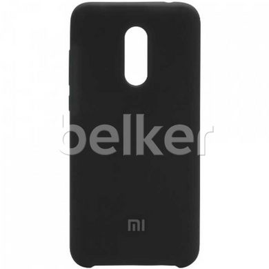 Оригинальный чехол для Xiaomi Redmi 5 Plus Silicone Case Черный смотреть фото | belker.com.ua