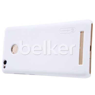 Пластиковый чехол для Xiaomi Redmi 3x Nillkin Frosted Shield Белый смотреть фото | belker.com.ua