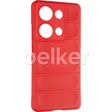 Противоударный чехол для Poco M6 Pro Deexe Terra Красный