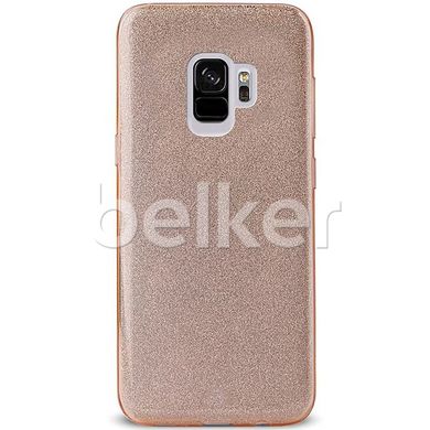 Силиконовый чехол для Samsung Galaxy S9 G960 Remax Glitter Silicon Золотой смотреть фото | belker.com.ua