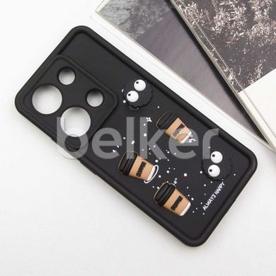 Силиконовый чехол Samsung Galaxy A26 (A266) Happy Case Черный