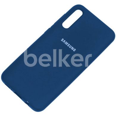 Защитный чехол для Samsung Galaxy A50 A505 Original Soft Case Темно-синий смотреть фото | belker.com.ua