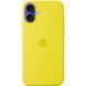 Чехол для iPhone 16 Plus Silicone Case (replica) Желтый