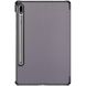 Чехол для Samsung Galaxy Tab S7 Plus (T970/975) Moko кожаный Серый в магазине belker.com.ua