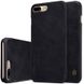 Чехол книжка для iPhone 7 Plus Nillkin Qin кожаный Черный Черный в магазине belker.com.ua