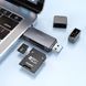 Картридер Hoco HB45 Spirit 2 in 1 USB + Type-C 3.0 Серый в магазине belker.com.ua