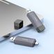 Картридер Hoco HB45 Spirit 2 in 1 USB + Type-C 3.0 Серый в магазине belker.com.ua