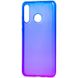 Силиконовый чехол для Huawei P30 Lite Gradient case Синий в магазине belker.com.ua