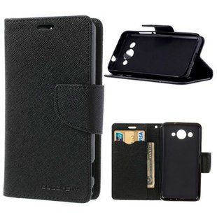Чехол книжка для Huawei Y3 2017 Goospery Черный смотреть фото | belker.com.ua