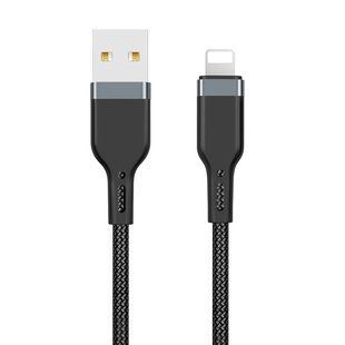 Кабель для iPhone Lightning USB Wiwu Platinum Wi-C019 1.2 метра Черный