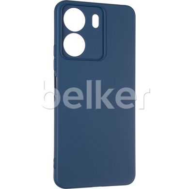 Чехол для Poco C65 Full soft case Синий