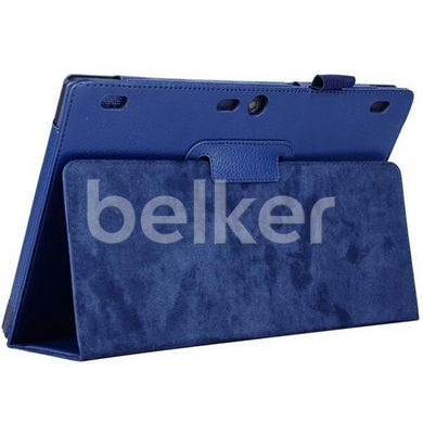 Чехол для Lenovo Tab 2 10.1 A10-70 TTX кожаный Темно-синий смотреть фото | belker.com.ua