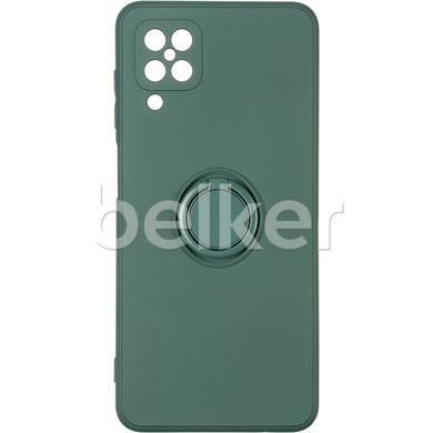 Чехол для Samsung Galaxy A12 (SM-A125) Wave color Ring case Зелёный смотреть фото | belker.com.ua