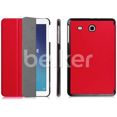 Чехол для Samsung Galaxy Tab E 9.6 T560, T561 кожаный Moko Красный смотреть фото | belker.com.ua