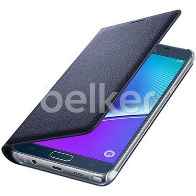 Чехол книжка для Samsung Galaxy Note 5 N920 Flip Wallet Cover Черный смотреть фото | belker.com.ua