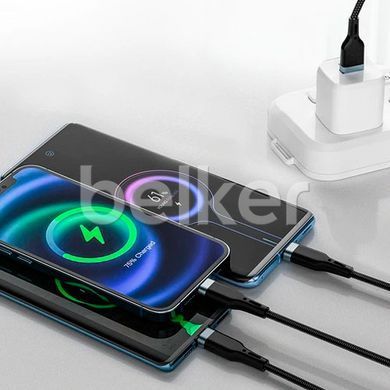 Кабель для iPhone Lightning USB Wiwu Platinum Wi-C019 1.2 метра Черный