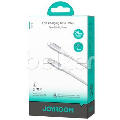 Кабель Type-C to Lightning JoyRoom Flash Fast 30W S-A28 1 метр Черный