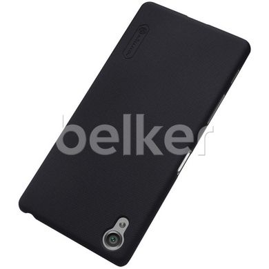Пластиковый чехол для Sony Xperia X Nillkin Frosted Shield Черный смотреть фото | belker.com.ua