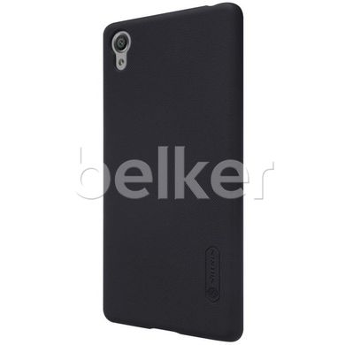 Пластиковый чехол для Sony Xperia X Nillkin Frosted Shield Черный смотреть фото | belker.com.ua