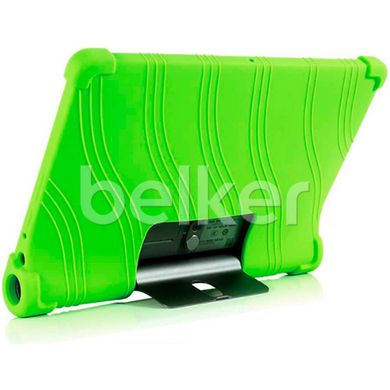 Противоударный чехол для Lenovo Yoga Smart Tab YT-X705 Silicone armor Зеленый