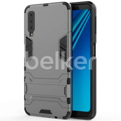 Противоударный чехол для Samsung Galaxy A7 2018 (A750) Honor Hard Defence Тёмно-серый смотреть фото | belker.com.ua