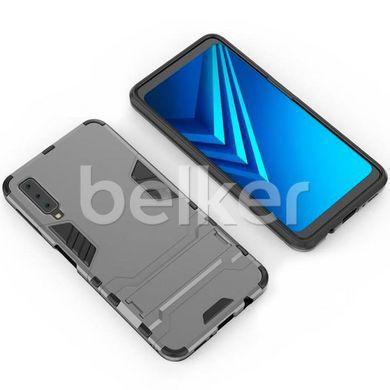 Противоударный чехол для Samsung Galaxy A7 2018 (A750) Honor Hard Defence Тёмно-серый смотреть фото | belker.com.ua