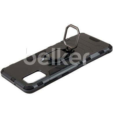 Противоударный для Samsung Galaxy A31 (A315) Transformer Ring case Черный смотреть фото | belker.com.ua