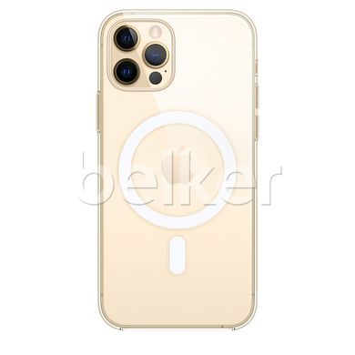 Силиконовый чехол для iPhone 12 Pro MagSafe Прозрачный Прозрачный смотреть фото | belker.com.ua