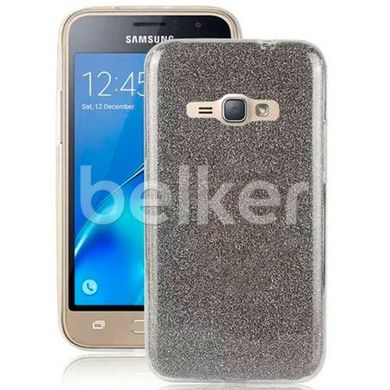 Силиконовый чехол для Samsung Galaxy J1 2016 (J120) Remax Glitter Silicon Черный смотреть фото | belker.com.ua