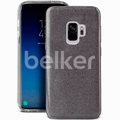 Силиконовый чехол для Samsung Galaxy S9 G960 Remax Glitter Silicon Черный смотреть фото | belker.com.ua