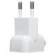 Адапетр Apple для зарядного устройства Европейская розетка Белый в магазине belker.com.ua