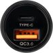 Автомобильное зарядное устройство Gelius Pro Twix GP-CC006 USB+Type-C (QC/PD18W) + кабель Lightning Черный в магазине belker.com.ua