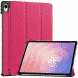 Чехол для Samsung Galaxy Tab S11 (SM-X730) Moko кожаный Малиновый
