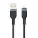Кабель для iPhone Lightning USB Wiwu Platinum Wi-C019 1.2 метра Черный в магазине belker.com.ua